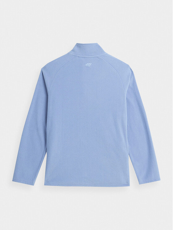 4F 4F Felpa di pile 4FAW23TFLEF146 Blu Regular Fit