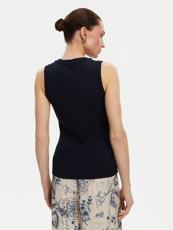 Fracomina Fracomina Top FP25ST2001J40101 Tamnoplava Slim Fit
