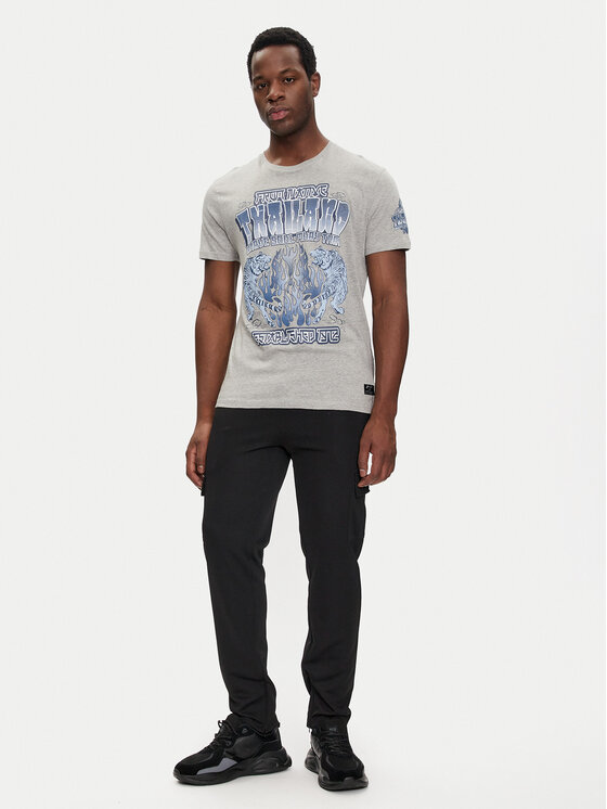 Brave Soul Brave Soul T-Shirt MTS-149SKEN Szary Regular Fit