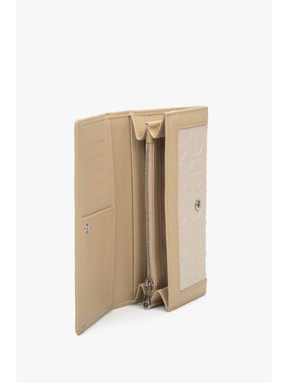 Estro Estro Portafoglio grande da donna ER00113666 Beige