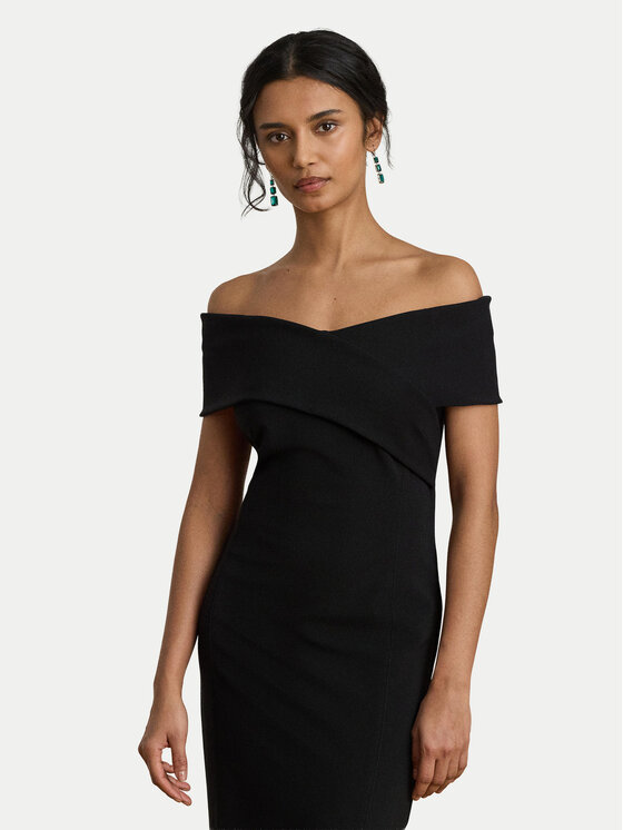 LAUREN RALPH LAUREN LAUREN RALPH LAUREN Официална рокля 253P13931001 Черен Slim Fit