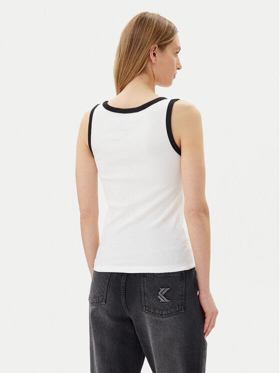 Pieces Pieces Top May 17154484 Weiß Slim Fit
