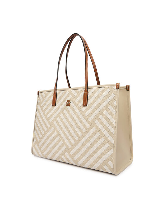 Tommy Hilfiger Tommy Hilfiger Rankinė Th City Tote AW0AW18394 Smėlio