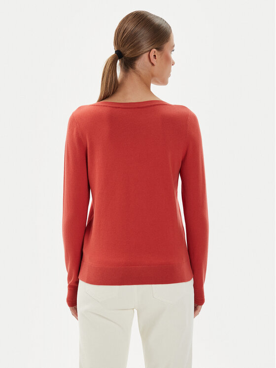 Tommy Hilfiger Tommy Hilfiger Sweater WW0WW40099 Piros Regular Fit