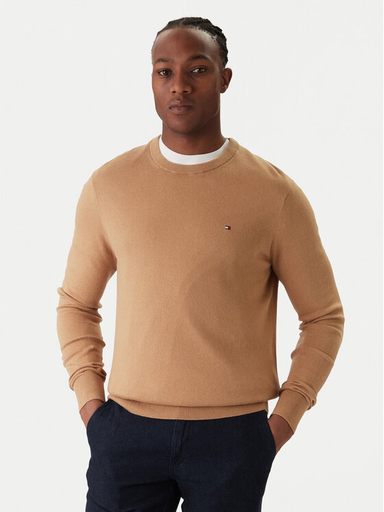 Tommy Hilfiger Tommy Hilfiger Sweater MW0MW28046 Bézs Regular Fit