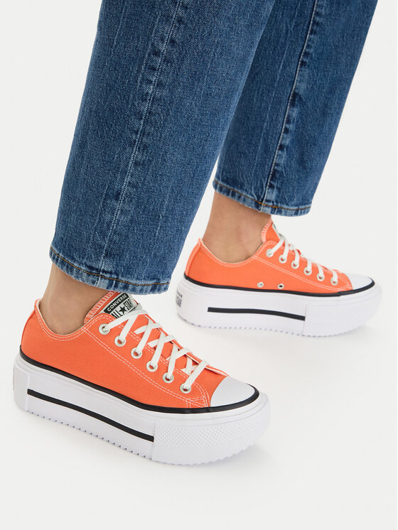 Converse Converse Scarpe da ginnastica Chuck Taylor All Star Lift Double Stack Platform A16284C Rosso