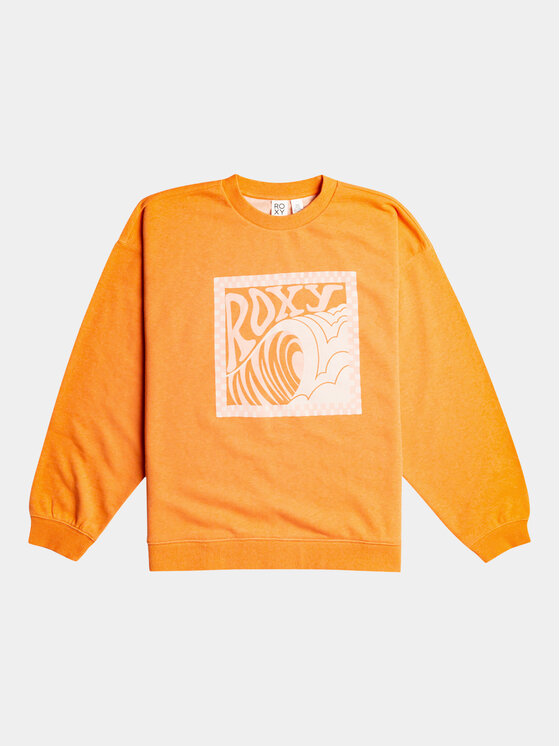 Roxy Roxy Mikina Take Yourplaceb Otlr ERJFT04745 Oranžová Regular Fit