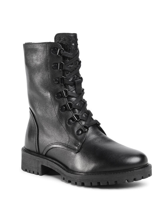 Geox Geox Schnürstiefeletten D Hoara G D04FTG 00085 C9999 Schwarz