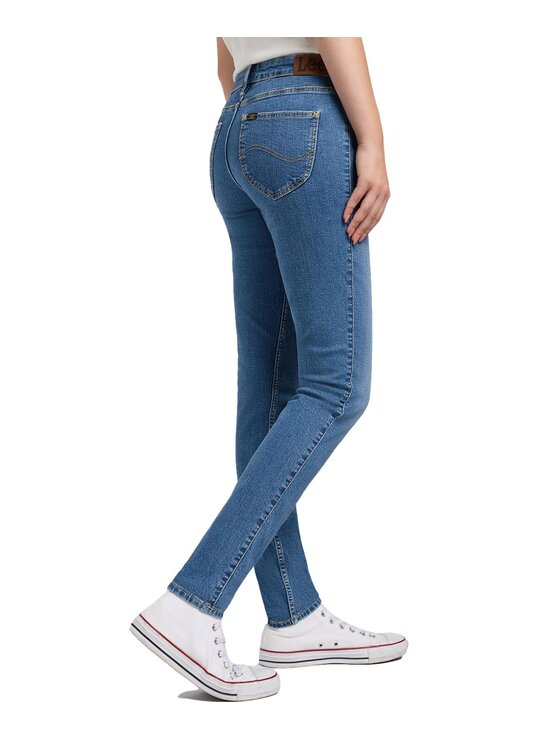 Lee Lee Jeansy 112351155 Niebieski Skinny Fit