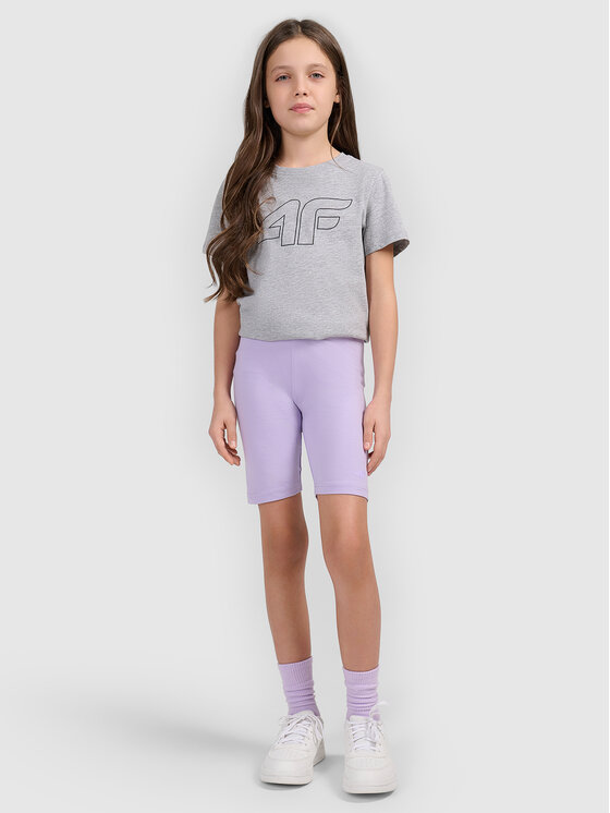 4F 4F T-Shirt BASIC+ Szary Oversize