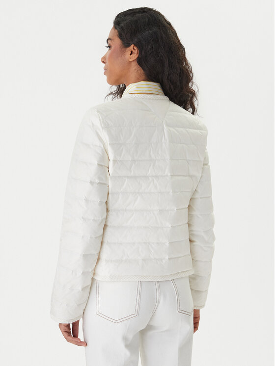 Tommy Hilfiger Tommy Hilfiger Prechodná bunda WW0WW49660 Biela Regular Fit