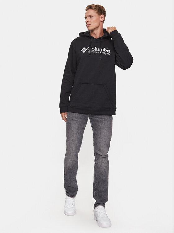 Columbia Columbia Bluză CSC Basic Logo™ II Hoodie 1681664 Negru Regular Fit