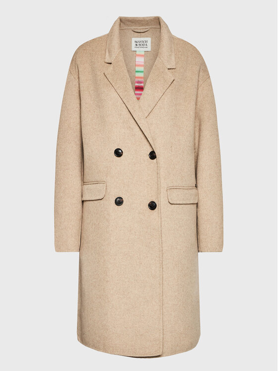 Maison Scotch Scotch And Soda Wollmantel Damen Woll Mantel Maison