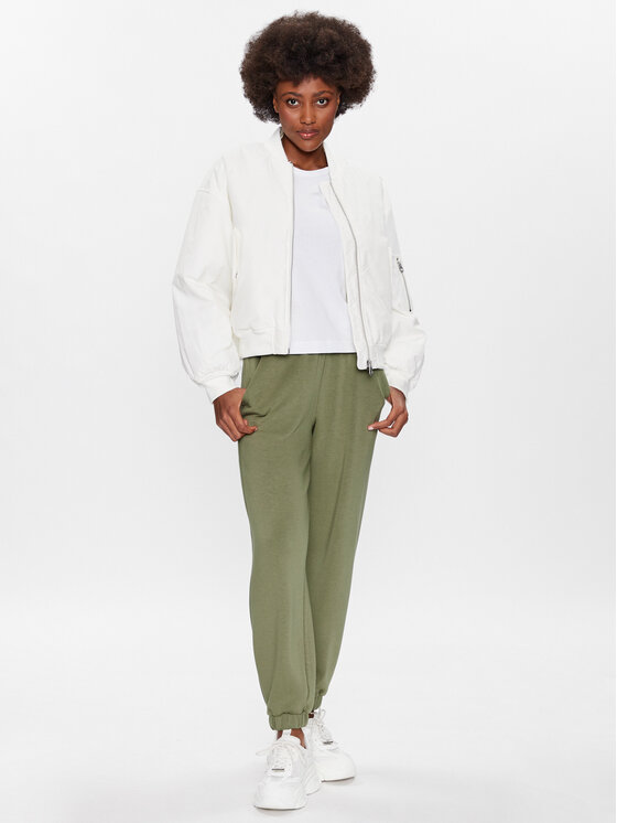 Outhorn Outhorn Bundy bomber TJACF028 Écru Regular Fit