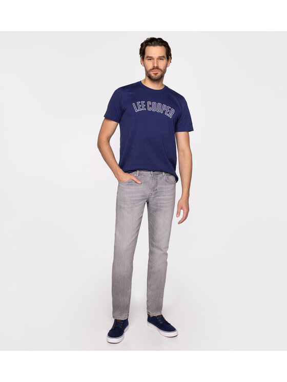 Lee Cooper Lee Cooper Jeansy DENZEL Szary Slim Fit
