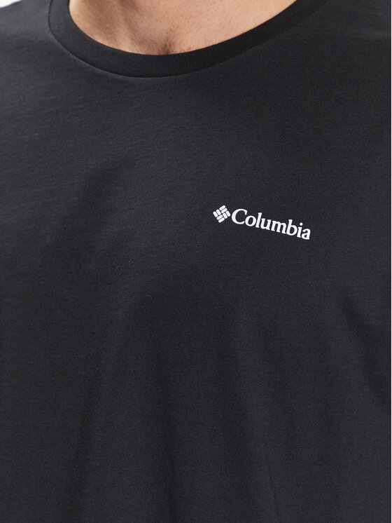 Columbia Columbia T-Shirt Basic Logo 1680053 Czarny Regular Fit