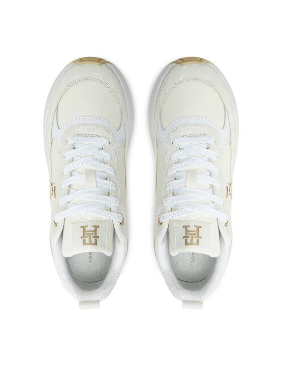 Tommy Hilfiger Tommy Hilfiger Sneakers Th Chunky Feminine Runner FW0FW08616 Écru
