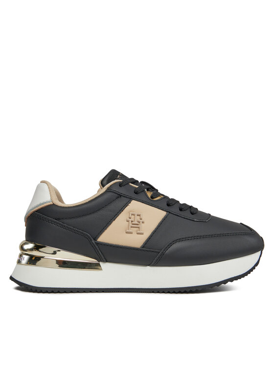 Tommy hilfiger zwarte online sneakers