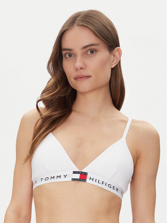 Tommy Hilfiger Tommy Hilfiger Podprsenka Bralette UW0UW06040 Bílá