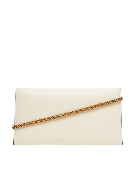 PINKO PINKO Torbica Flat Purse Mini AI 25-26 PCPL 105347 A0F1 Écru