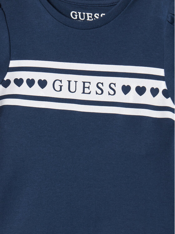 Guess Guess Kasdieninė suknelė K5RK04 KA6W4 Tamsiai mėlyna Regular Fit