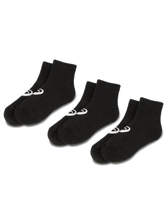 Set de 3 perechi de șosete joase unisex Asics 3PPK Quarter Sock 155205 Black 0900