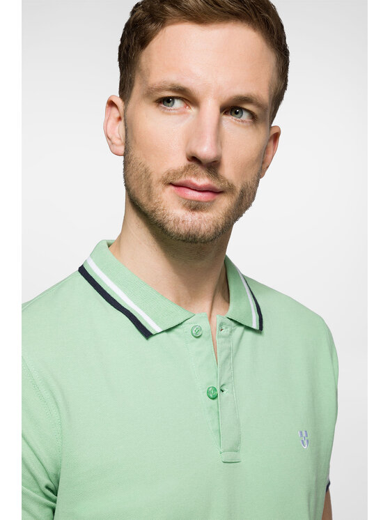 Próchnik Próchnik Polo PM 2 PO073123000010 Zielony Slim Fit