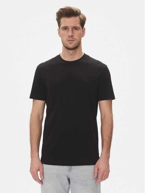 Armani Exchange Armani Exchange Marškinėliai XM000554 AF10356 UC001 Juoda Regular Fit