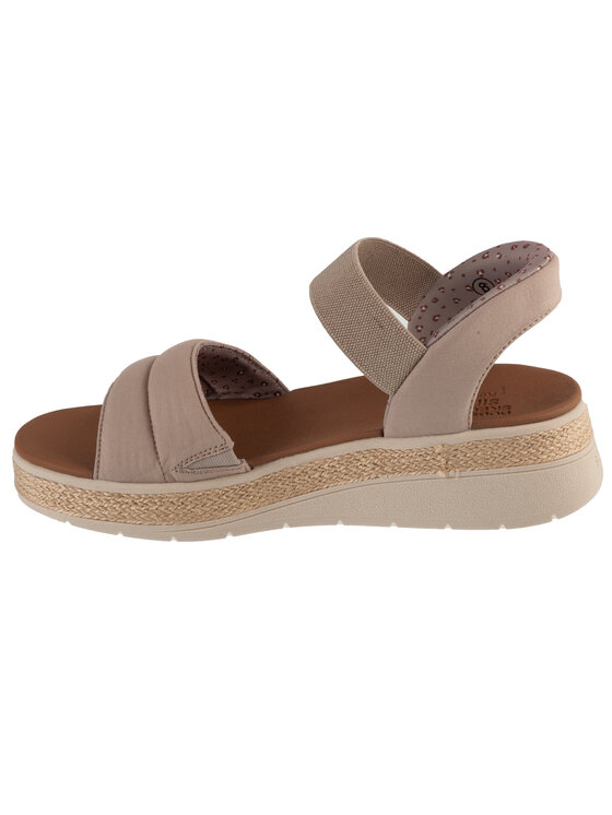 Skechers Skechers Sandały Skechers Slip-Ins: BOBS Sun Ray Beżowy