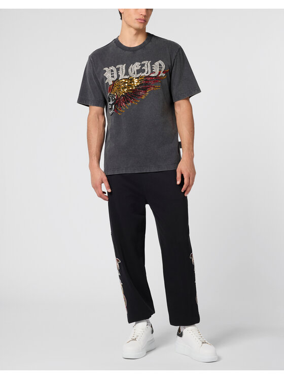 PHILIPP PLEIN PHILIPP PLEIN T-shirt 29740 Nero Regular Fit