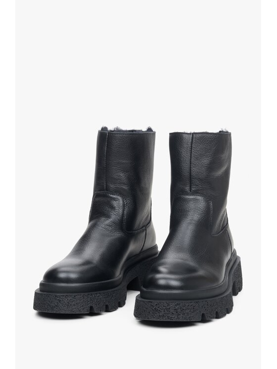 Estro Estro Μποτάκια ER00113907 Μαύρο