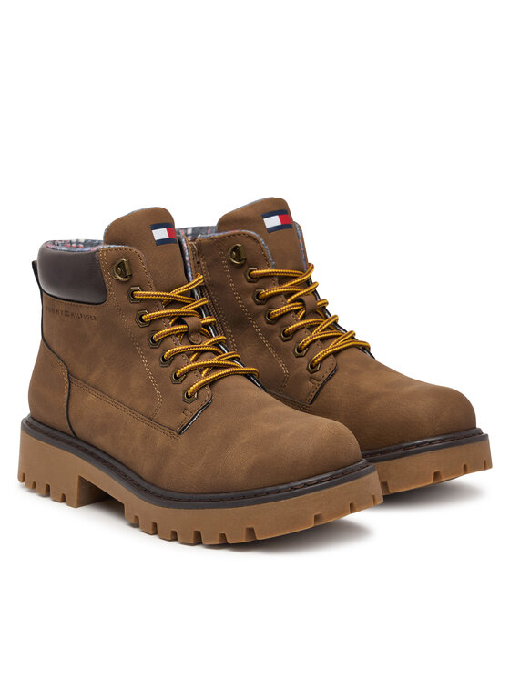 Tommy Hilfiger Tommy Hilfiger Зимни обувки T3X5-35280-0296A694 S Кафяв