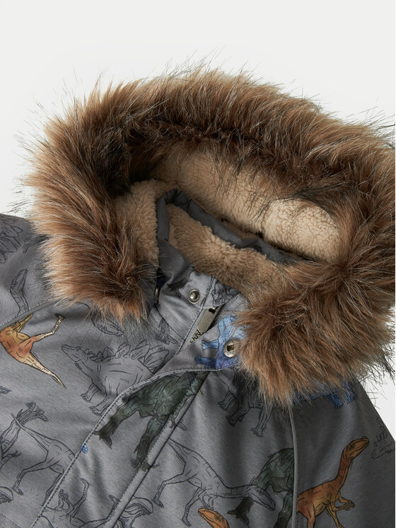 NAME IT NAME IT Зимно яке 13230589 Сив Regular Fit