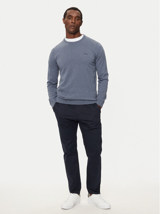 s.Oliver s.Oliver Πουλόβερ 2143173 Μπλε Regular Fit