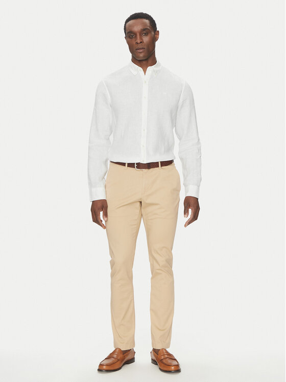 Michael Kors Michael Kors Koszula CS4400H4YT Biały Relaxed Fit