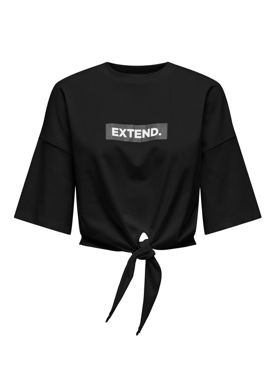 ONLY ONLY T-krekls Serena 15343356 Melns Regular Fit