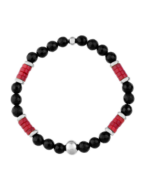 Manoki manoki Bransoletka BA1076SR Czerwony