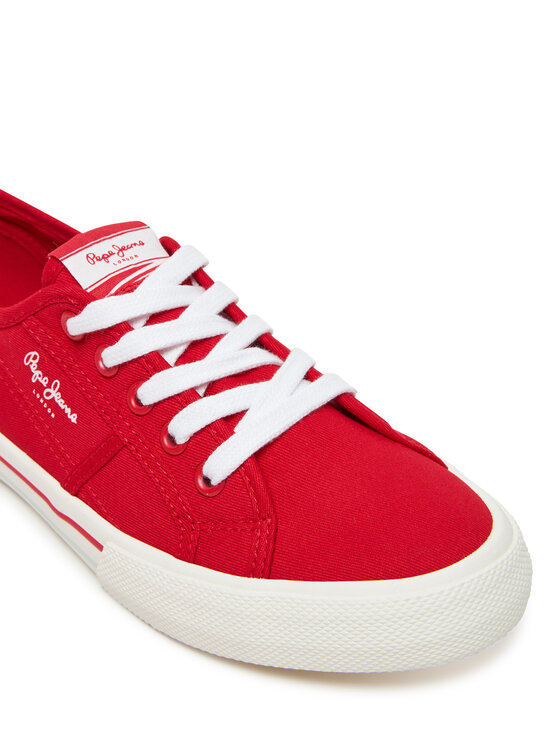Pepe Jeans Pepe Jeans Tenisówki Brady Basic W PLS31287 Czerwony