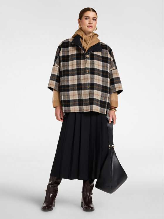 Elena Mirò Elena Mirò Gonna midi 1006P000103N033 Nero Flared Fit