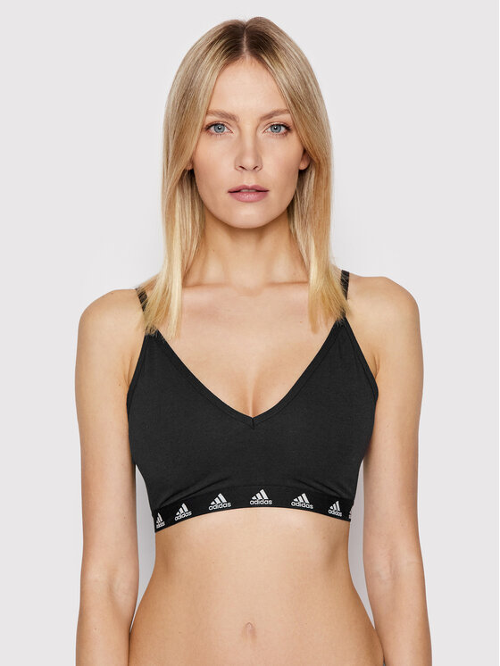 adidas adidas Špotni nedrček Purebare Light-Support HA0067 Črna