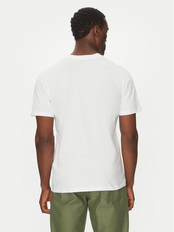 Quiksilver Quiksilver T-Shirt EQYZT08062 Biały Regular Fit