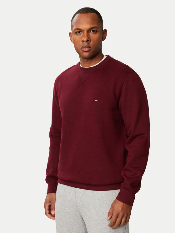 Tommy Hilfiger Tommy Hilfiger Суитшърт Seasonal MW0MW40000 Бордо Regular Fit