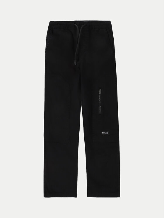 Coccodrillo Coccodrillo Hlače WC4119102NAJ Crna Slim Fit