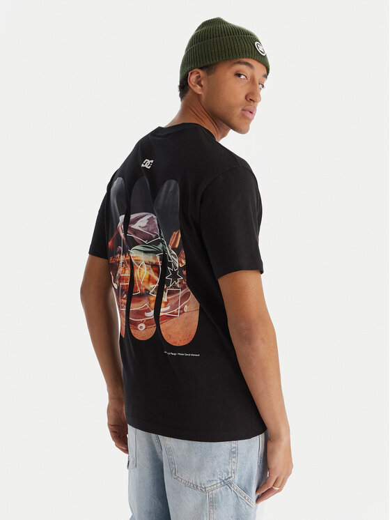 DC Shoes DC Shoes Tricou Handy Cam HSS EDYZT04379 Negru Regular Fit