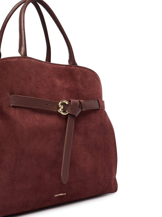 Coccinelle Coccinelle Handtasche TLB Coccinellesabine Suede Bi E1 TLB 18 01 01 Dunkelrot