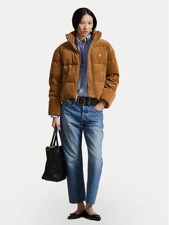 Polo Ralph Lauren Polo Ralph Lauren Пухено яке 211971178002 Кафяв Relaxed Fit