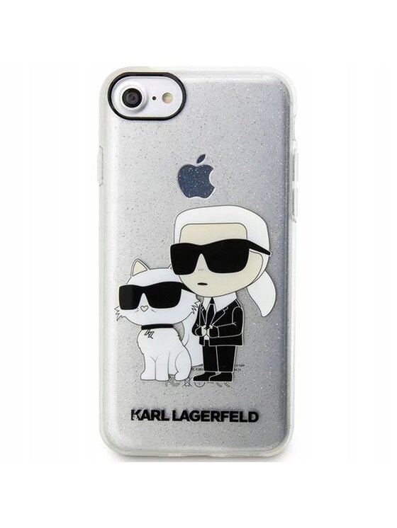 KARL LAGERFELD KARL LAGERFELD Etui na telefon Glitter Przezroczysty