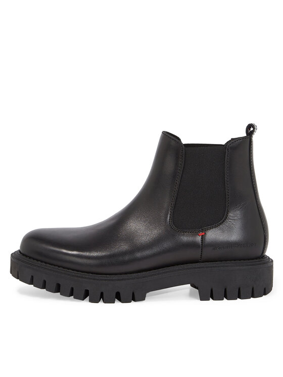 Tommy hilfiger casual heeled chelsea on sale