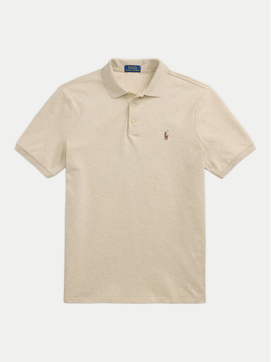 Polo Ralph Lauren Polo Ralph Lauren Polo marškinėliai 710704319080 Smėlio Slim Fit