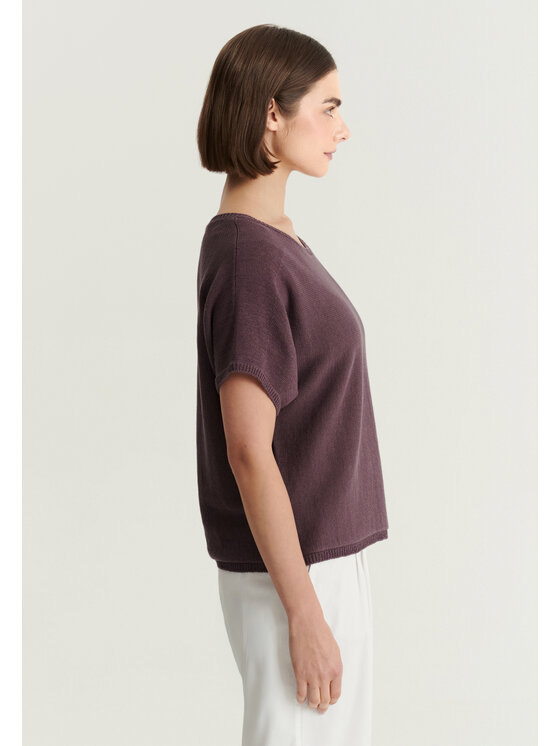 TATUUM TATUUM Bluzka MURS Fioletowy Loose Fit